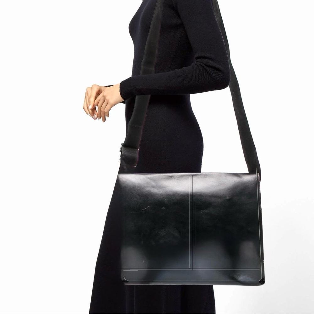 Sephora Faux Leather Messenger/Laptop Bag, Rare